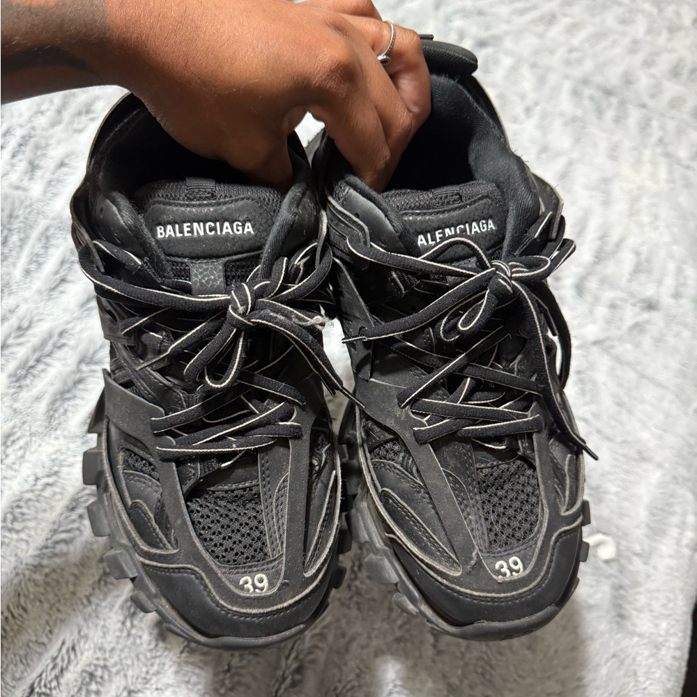 Balenciaga Black track runners